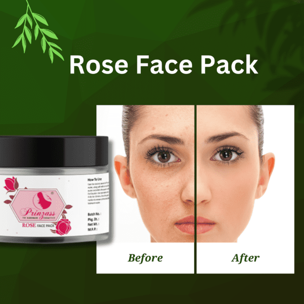 rose powder face pack benefits