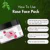 rose face pack for skin whitening